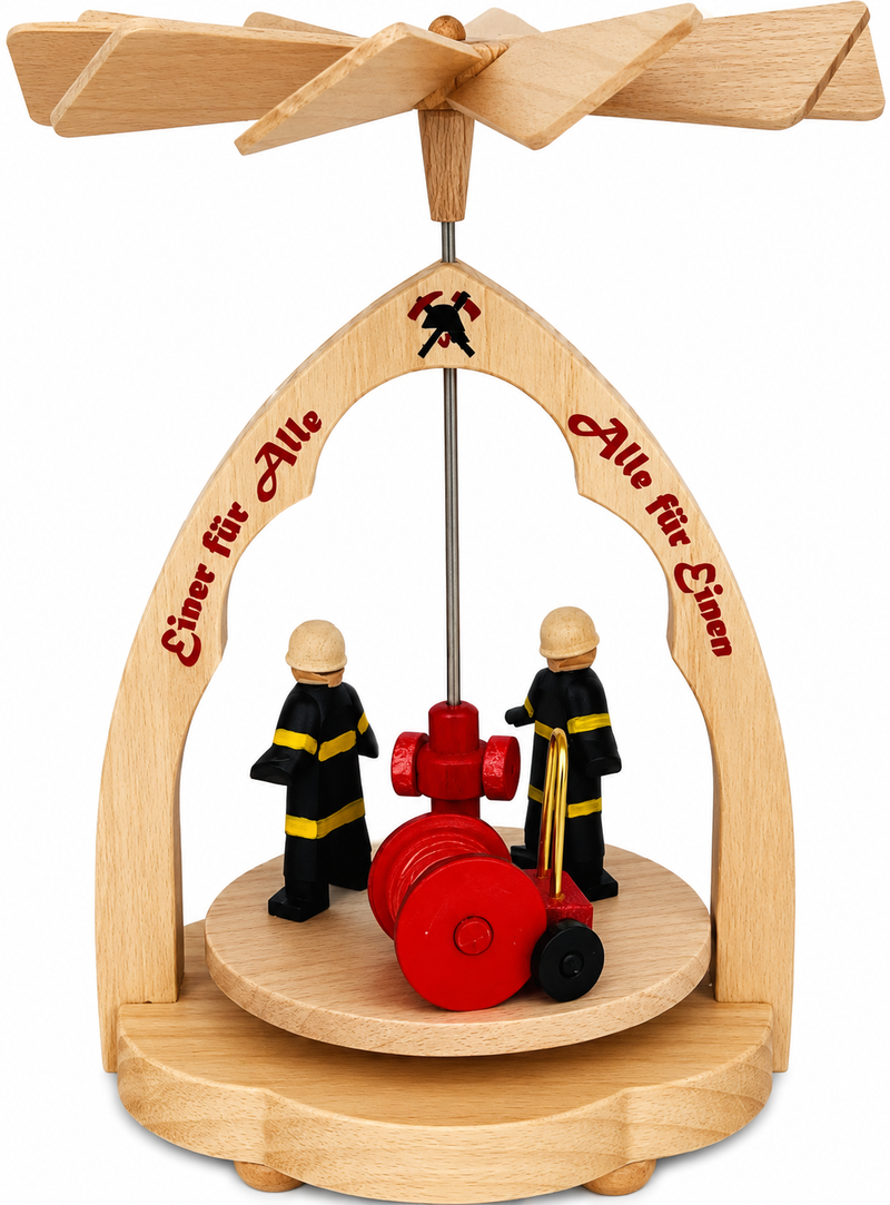 Richard Glaesser Wärmespiel Feuerwehr aus Seiffen im Erzgebirge