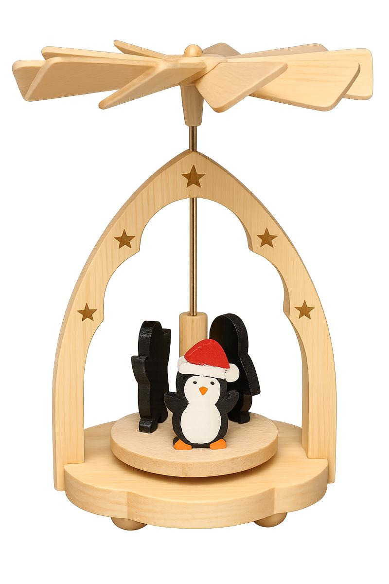 Richard Glaesser Wärmespiel Pinguine aus Seiffen im Erzgebirge