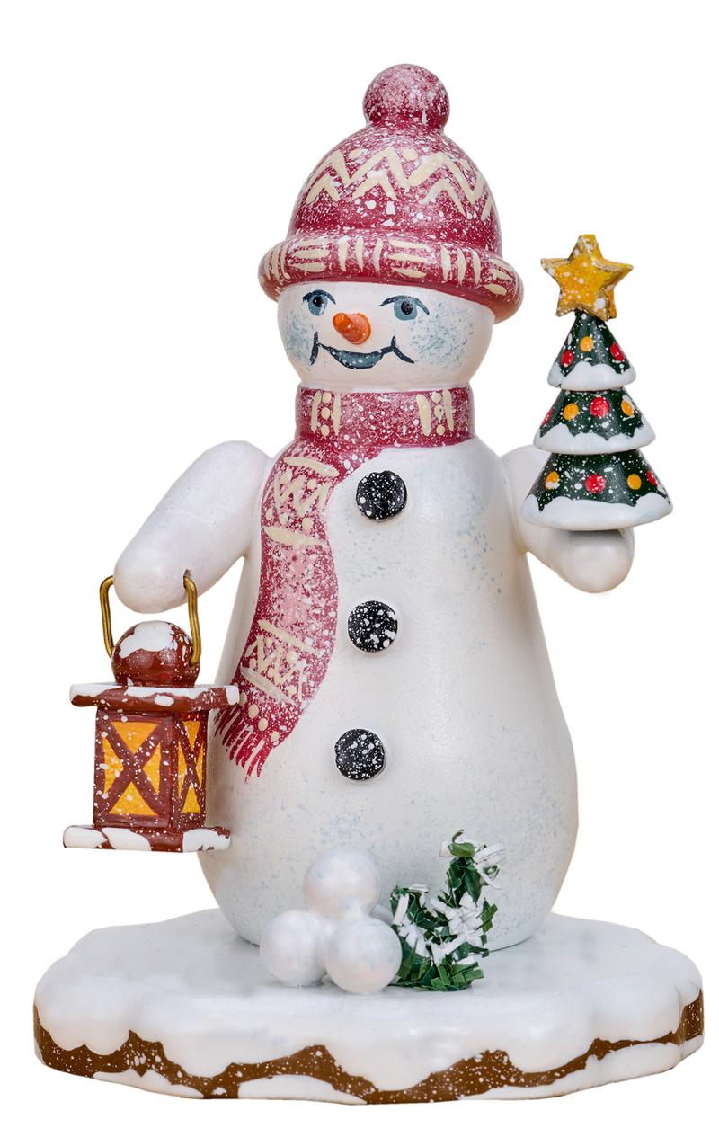Hubrig Winterkinder Schneemann Tannenlicht 9 cm - Neuheit 2026